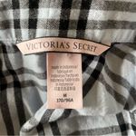 Victoria's Secret Victoria’s Secret Plaid Flannel Short Sleeve Button Down PJ Shirt Size Medium Photo 4