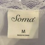 Soma Women's M All Over White Lace Camisole Stretchy Feminine Fairycore Coquette Photo 2