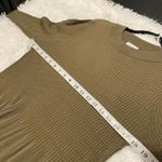 Sundance Nature’s Hue Sweater Midi Dress in Olive Green Medium Petite Photo 2