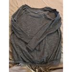Lululemon  activewear top womens pullover black gray long sleeves Med Photo 5