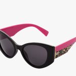 Betsey Johnson DOUBLE TAKE CAT EYE LEOPARD SUNGLASSES Photo 0