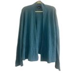 Eileen Fisher ✨ Knit Open Front Linen Blend Teal Sz XL Cardigan✨ Photo 1