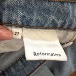 Reformation Straight Leg Jeans Light Blue High Rise Size 27 Denim DR Photo 3