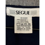 Women's Segue Cardigan Sweater M Navy Gray Size M Photo 2