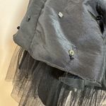 May Queen Couture Mini Dress 14 Sequin Strapless Clubwear Glam Prom Costume Goth Black Photo 5