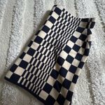 Urban Outfitters Checkered Black and Cream Skirt Photo 3