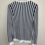 Kule The Jax Cardigan Navy & White Striped Preppy Knit Sweater XS Photo 5