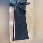 Avec Les Filles Vegan Leather Cargo Overalls black size large Photo 9