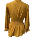 Harvé Benard Harve Benard Mustard Yellow Long Sleeve Blouse BRAND NEW Photo 3