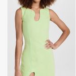 Amanda Uprichard Lime Green Sleeveless Mini Dress Photo 0