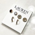 Ralph Lauren Lauren  Set of 3-Pairs Earrings, NEW Photo 1
