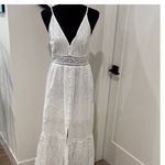Simplee Apparel Simplee White Eyelet Embroidered Midi Dress Sleeveless Summer Sundress Casual Photo 10