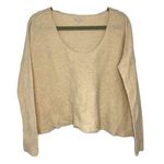 Eileen Fisher  Rolled hem Boxy Cut Waffle Knit Long Sleeve Sz S Photo 0