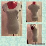 Divided H&M gray long cotton Short sleeve T-shirt size 8 Photo 1