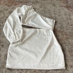 RUNAWAY THE LABEL White One Sleeve Cut Out Dress Photo 8