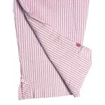 Southern Lady Seersucker Pink Striped Capris Pull Photo 3