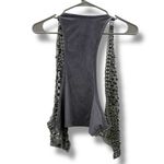 Buckle  NWT Daytrip Embellished Vest Women’s Size Large Gray‎ Silver Y2K Style Photo 2