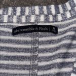 Abercrombie & Fitch ‎ Striped Button-Down Shirt, Long Sleeve Top, V-Neck - Medium Photo 1