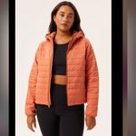Girlfriend Collective  Lollipop Wild Ginger Puffer Jacket Size Large NWT Photo 6