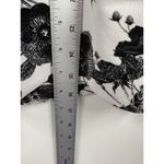 T Tahari Floral Blazer Colorblock Single Button Closure White Black Size 8 Photo 6