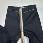 Princess Polly  faux Leather High‎ Rise Pants Womens 4 Black Photo 4