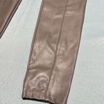 Lysse NWT taupe faux leather 4-way stretch leggings- Sz S C19 Photo 5