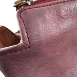 Sundance Burgundy Leather Double Pockets Simplicity Tote Handbag Red Photo 11