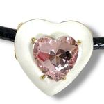 Urban Outfitters Blair Rhinestone Heart Corded Necklace NWT Photo 4