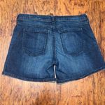 Banana Republic  Women’s Jean Shorts Mid-Rise Dark Wash Premium Denim Cotton 28 Photo 2