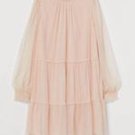 H&M  Tiered Chiffon Wide Dress Photo 0