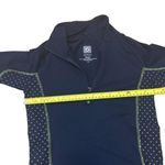 Aerie  Fit Women's Long Sleeve Zipper Navy Blue Thermal Workout Tops Size SP Photo 2