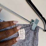 Gap Vintage 90s Blue Sheer Floral Long Skirt  Photo 3