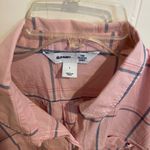 Old Navy  Pink and Blue Plaid Shirt Photo 1