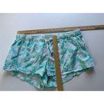 J.Crew COTTON SLEEP Tie Dye SHORTS Aqua Green 100% Cotton Drawstring Lounge L Size L Photo 6