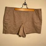 Loft Metallic Tweed Shorts Beige Silver Photo 1