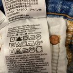 Levi's  501 High Rise Skinny Leg Button Fly Distressed Jeans Size 24 Photo 14