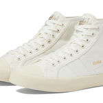Gola Classics Coaster High Sneakers Size 6 Lace Up Round Toe White Streetwear‎ Photo 0