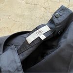 Tibi  Like New Black 100% Cotton Button Down Blouse Wraparound Sz 2 Photo 1