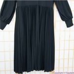 Eloquii NEW  black Knot Front Pleated Skirt Dress, plus size 18‎ Photo 9