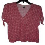 Universal Threads Universal Thread Red Cropped Top Size Large Photo 1