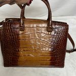 Michael Kors Selma Tan Crocodile-Embossed Satchel/Crossbody Photo 2
