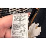 Old Navy Fit & Flare Jumpsuit Womens Small Black Floral Rayon Flutter Sleeve NEW Photo 10