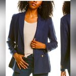 J. McLaughlin  Ressie Linen Jacket $368 size 8 holiday nwot double breasted blazer Photo 0
