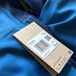 Nike NWT  Women's Yoga High-Waist 7/8 Ribbed Panels Leggings Blue SZ-2X Photo 2