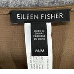 Eileen Fisher Shift Dress M Brown Tencel Viscose Drape Kimono Minimalist Lagom Photo 9