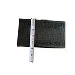 Banana Republic  Black Leather Embossed Envelope Clutch Photo 4