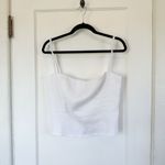 Reformation | Amaya Strappy Open-Back 100% Linen Top in White Photo 3