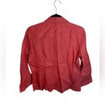 Gerard Darel  Salmon Linen Coastal Button Front Blouse Photo 1