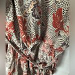 Anthropologie sanctuary Floral Print paisley boho Women romper sz L pockets belt Photo 6