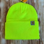 Carhartt  Hi Vis Yellow Style AH4597-M Cuffed Knit Beanie Photo 0